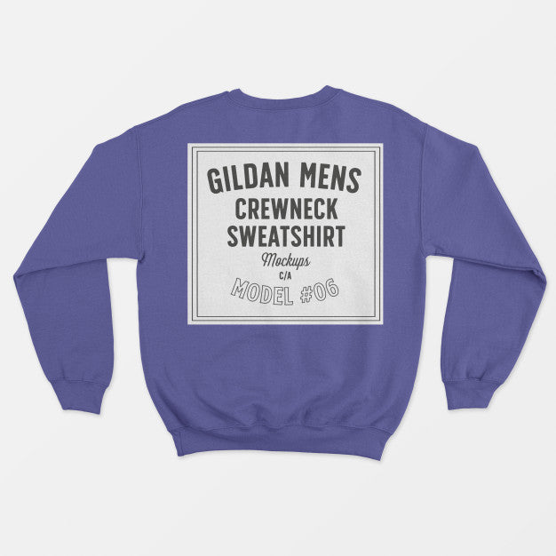 Free Mens Crewneck Sweatshirt Psd