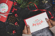 Free Merry Christmas Greeting Card Mockup Psd