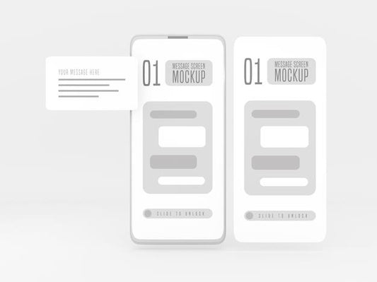 Free Messaging Conversation Concept On Mobile Phone Mockup Psd