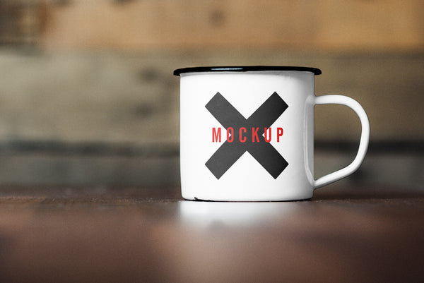 Free Metal Cup Mockup