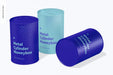 Free Metal Cylinder Moneyboxes Mockup Psd