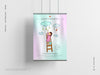 Free Metal Frame Hanging Banner Mockup
