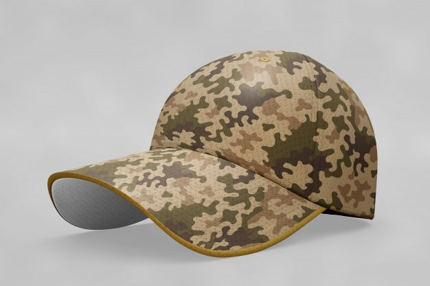 Free Military Cap Mockup Psd
