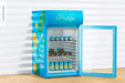 Free Mini Fridge Mockup, Opened Psd