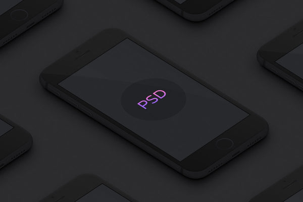 Free Minimal 3D Iphone Mockups