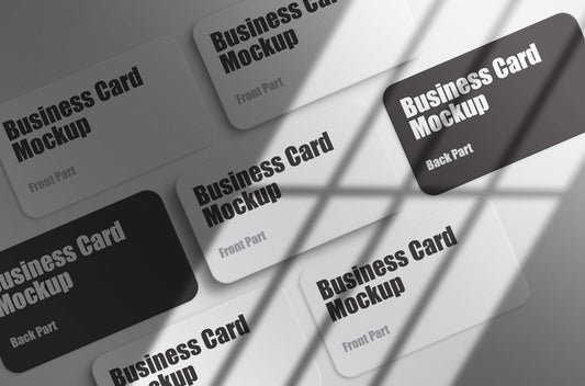 Free Minimal Business Card Mockup Presentation Psd Psd