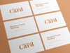 Free Minimal Business Card Mockup Psd