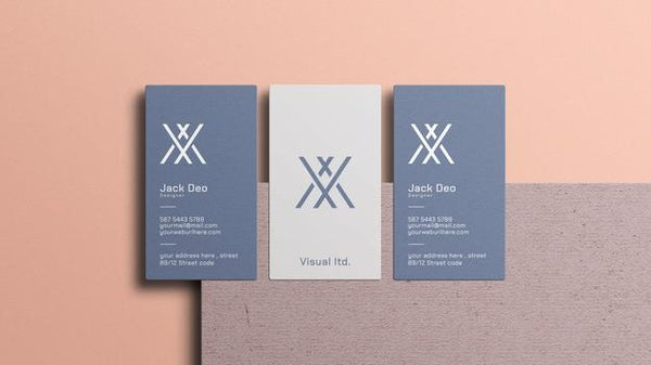 Free Minimal Business Card Mockup Psd