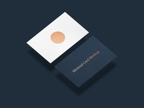 Free Minimal Card Mockup