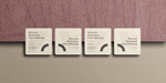 Free Minimal Square Business Card Mockup Psd