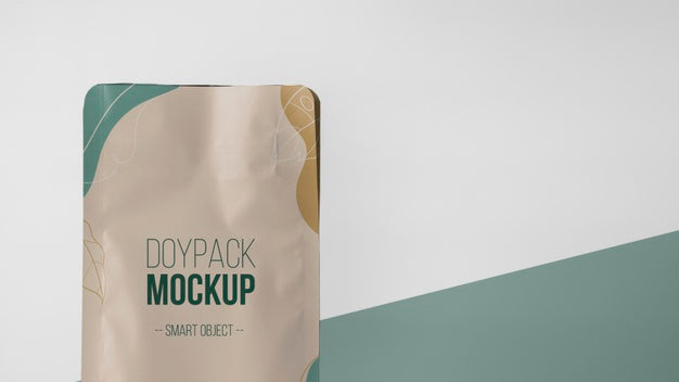 Free Minimalist Assortment Of Doypack Mock-Up Psd