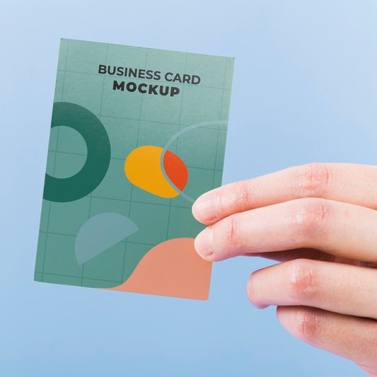 Free Minimalist Business Card Mockup Psd