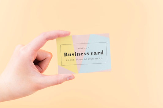 Free Minimalist Business Card Mockup Psd