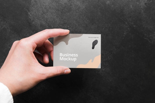 Free Minimalist Business Card Mockup Psd