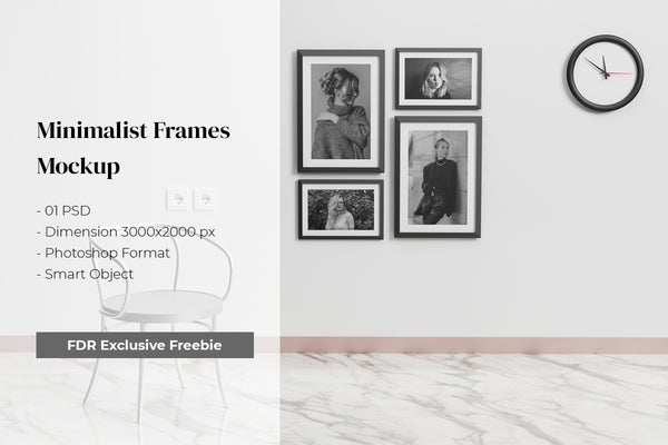 Free Minimalist Frame Mockup