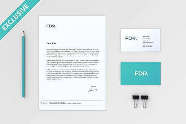 Free Minimalist Stationery Mockup Vol. 1