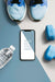 Free Mobile Phone Screen Mockup And Sporting Equipment Psd