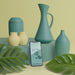 Free Mock-Up 3D Vases For Flowers With Phone Psd