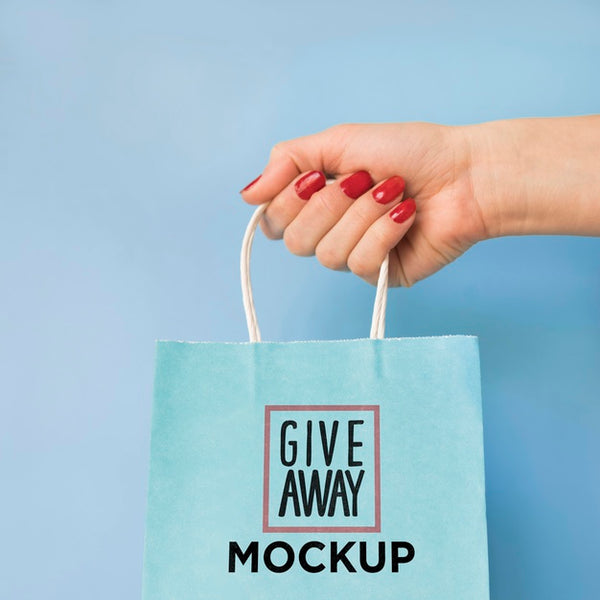 Free Mock-Up Bag With Sale Campaign Psd