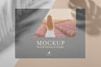 Free Mock Up Brochure Shadow Overlay Concept Psd