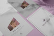 Free Mock Up Brochure Shadow Overlay Flat Lay Psd