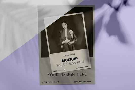 Free Mock Up Brochure Shadow Overlay Psd