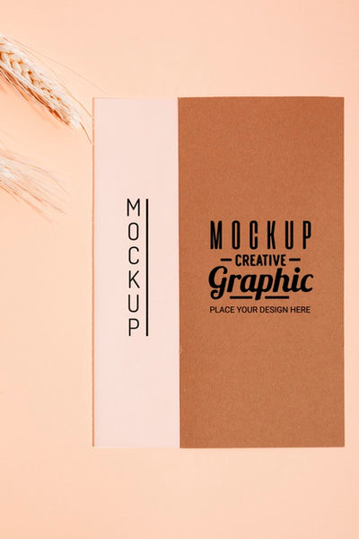 Free Mock-Up Creative Graphic Design Top View Psd