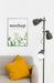 Free Mock-Up Frame Above Couch Psd
