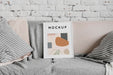 Free Mock Up Frame On Couch Psd