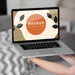 Free Mock Up Laptop In Bedroom Psd
