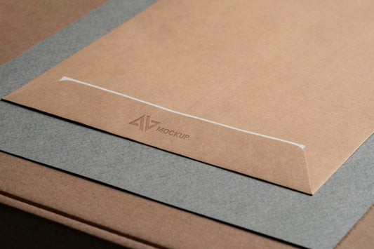 Free Mock-Up Logo Design Business On Envelopes Psd