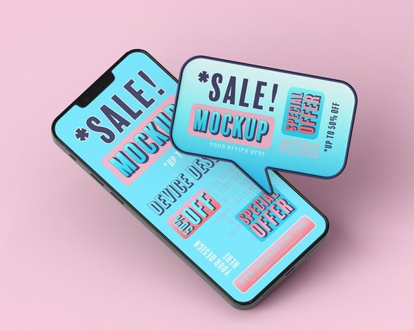 Free Mock-Up Of Smartphone Sale Psd