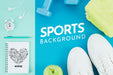 Free Mock-Up Training Equipment For Sport Psd