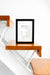 Free Mockup Frame On Stairs Psd