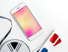 Free Mockup Of A Mobile Phone With Reel And 3D Glasses Psd