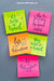 Free Mockup Of Five Adhesive Notes Psd
