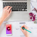 Free Mockup Of Hand Writing On Notepad With Laptop And Smartphone Psd