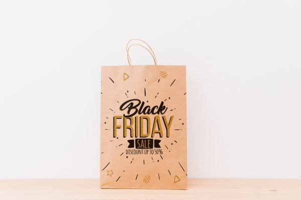 Free Mockup Of Various Shopping Bags For Black Friday Psd