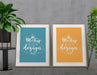 Free Mockup Poster Frame With Home Decorating In The Living Room Modern Interior. Mockup Ready To Use Psd