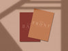 Free Modern Business Card Mock-Up Design For Presentation Branding, Corporate Identity, Personal With Shadow Overlay Psd