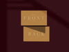Free Modern Business Card Mock-Up Design For Presentation Branding, Corporate Identity, Personal With Shadow Overlay Psd