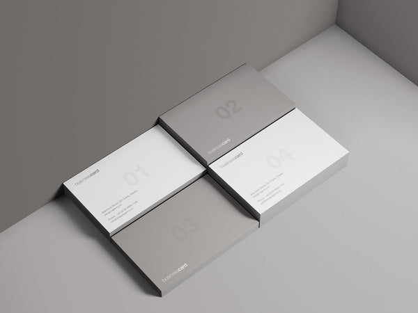 Free Modern Business Card Mockup