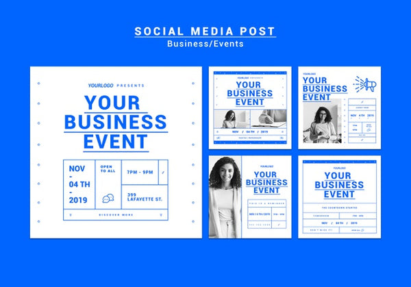 Free Modern Business Instagram Stories Pack Psd