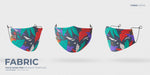 Free Modern Fabric Face Mask Mockup In Three Views Psd