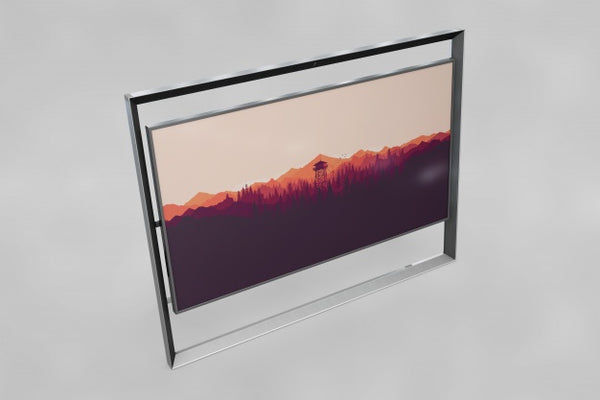 Free Modern Frame Mockup With Photo Psd