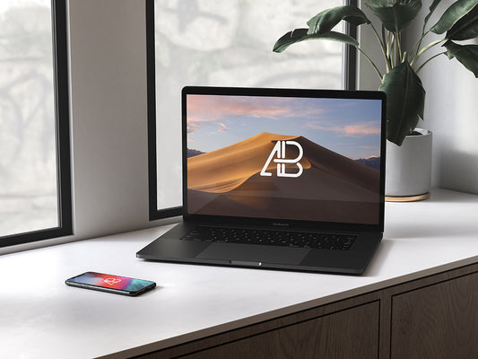 Free Modern Iphone X And Macbook Pro Mockup Vol.3