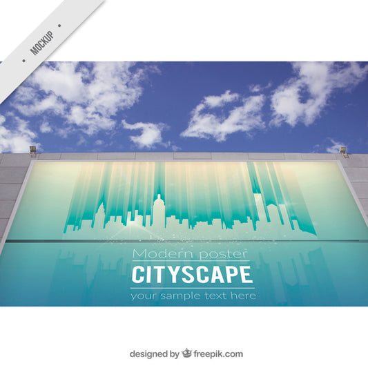 Free Modern Outdoot Billboard Mockup Psd