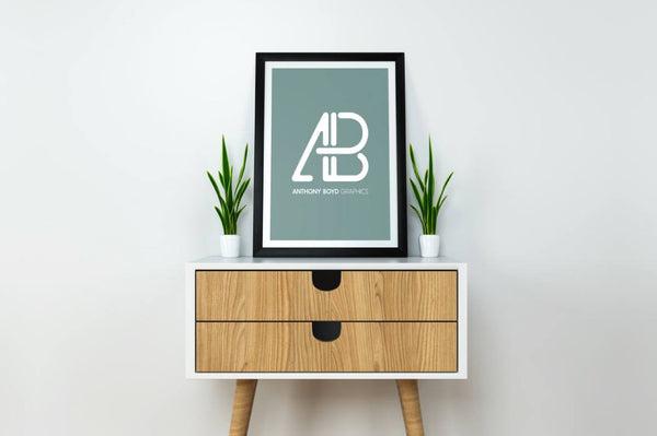 Free Modern Poster Mockup Psd