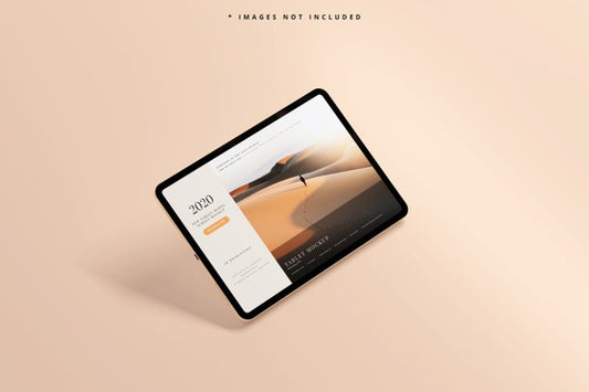 Free Modern Tablet Screen Mockup Psd