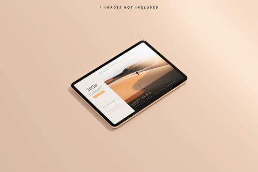 Free Modern Tablet Screen Mockup Psd